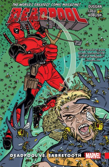 Marvel Graphic Novel Deadpool Vs Sabretooth (Volume 5)