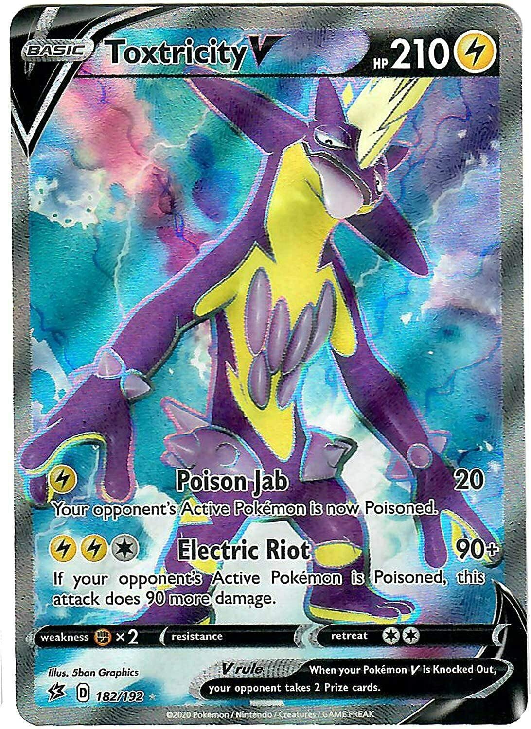 Pokémon Toxtricity V Full Art 182/192