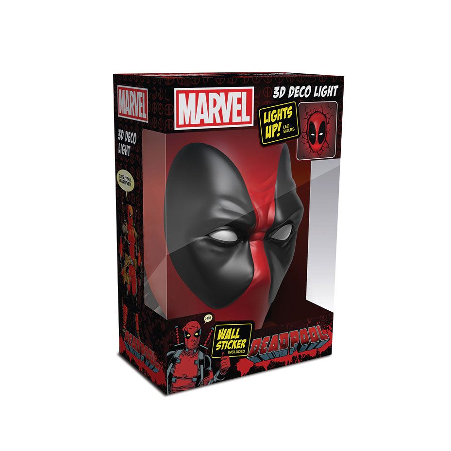 Marvel 3D LED Deadpool Wall Light