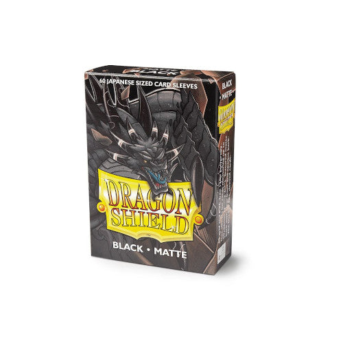 Dragon Shield - Matte Japanese Size Sleeves 60pk - Black