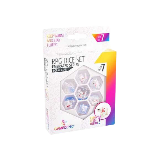 Gamegenic Embraced Series - Polar Bear - RPG Dice Set (7pcs)