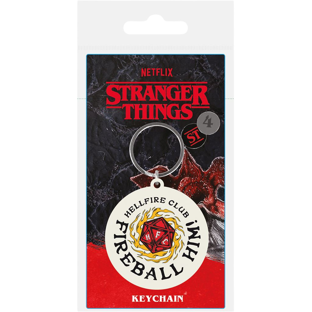 STRANGER THINGS 4 (FIREBALL HIM) PVC KEYCHAIN