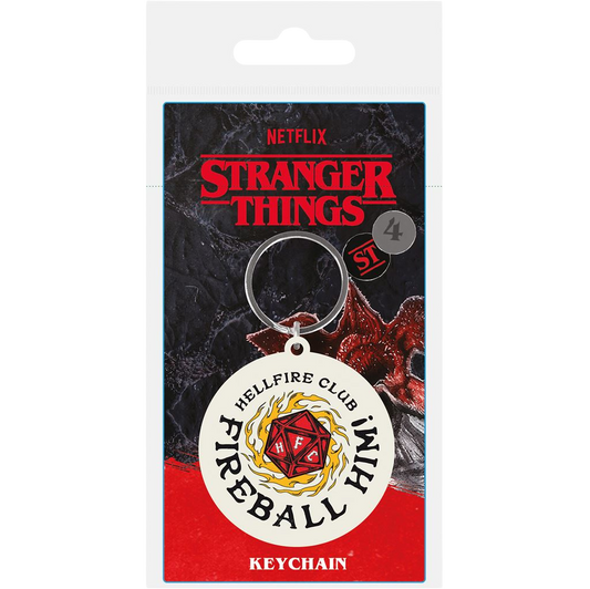 STRANGER THINGS 4 (FIREBALL HIM) PVC KEYCHAIN