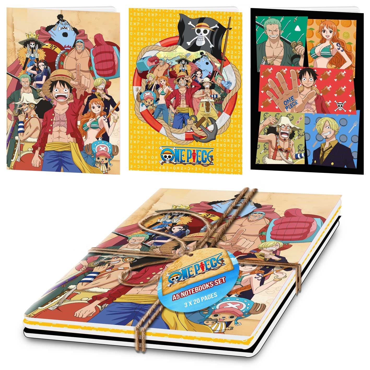 ONE PIECE (BEST PIRATES EVER) NOTEBOOK SET
