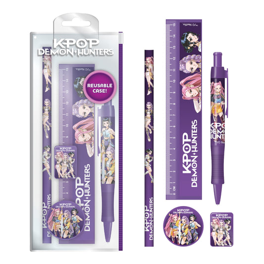 K-POP DEMON HUNTERS (HUNTRIX) 5PC STATIONERY SET