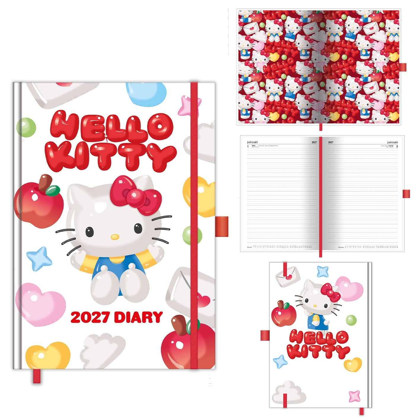 HELLO KITTY 2027 A5 DTP DIARY