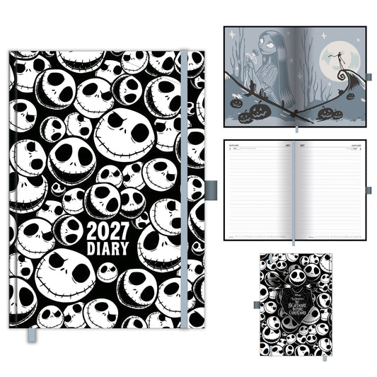 THE NIGHTMARE BEFORE CHRISTMAS (SKELLINGTON AVALANCHE) 2027 A5 DTP DIARY
