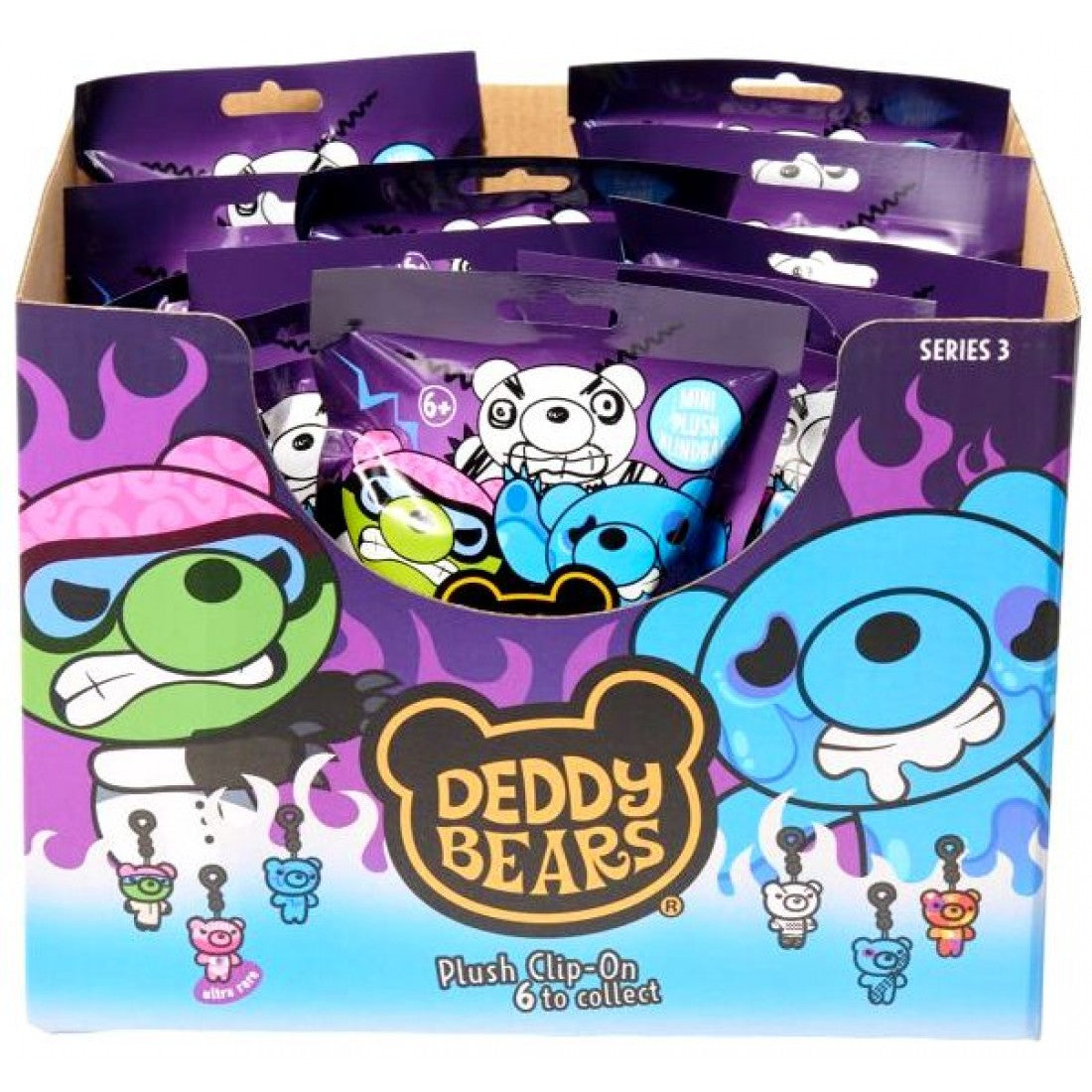 Deddy Bears 10cm Clip On Blind Bags - Series 3