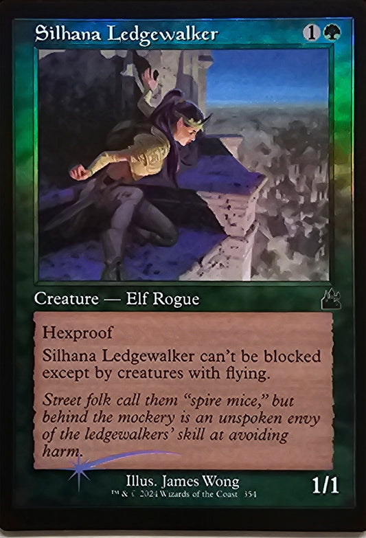 Magic The Gathering Silhana Ledgewalker (Retro Frame) (Foil) Single Card