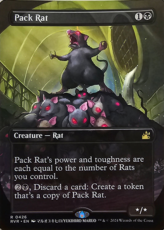 Magic The Gathering Pack Rat (Anime Borderless) Single Card