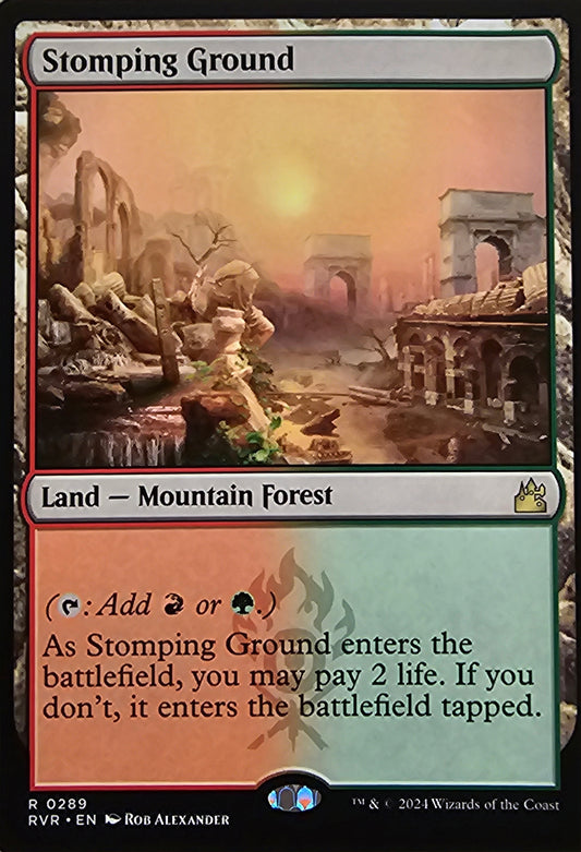 Magic The Gathering Stomping Ground Single Card