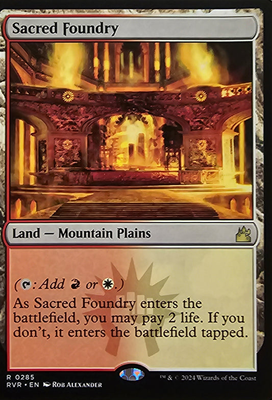 Magic The Gathering Sacred Foundry Single Card