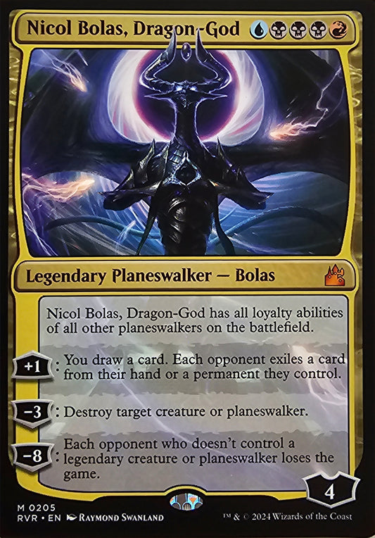 Magic The Gathering Nicol Bolas, Dragon-God Single Card