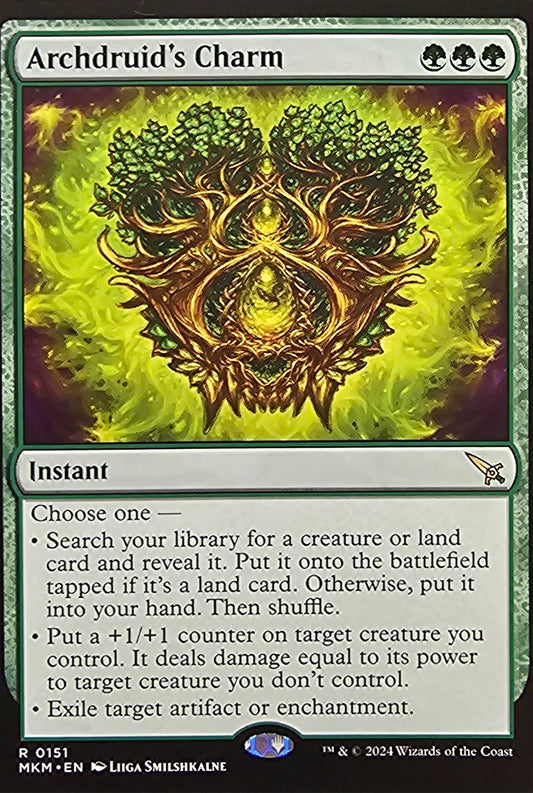 Magic The Gathering Archdruid's Charm Single Card