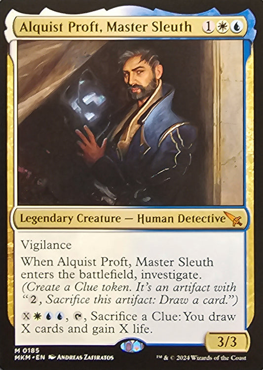 Magic The Gathering Alquist Proft, Master Sleuth Single Card