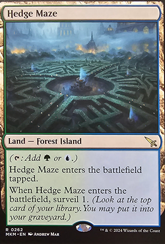 Magic The Gathering Hedge Maze Single Card