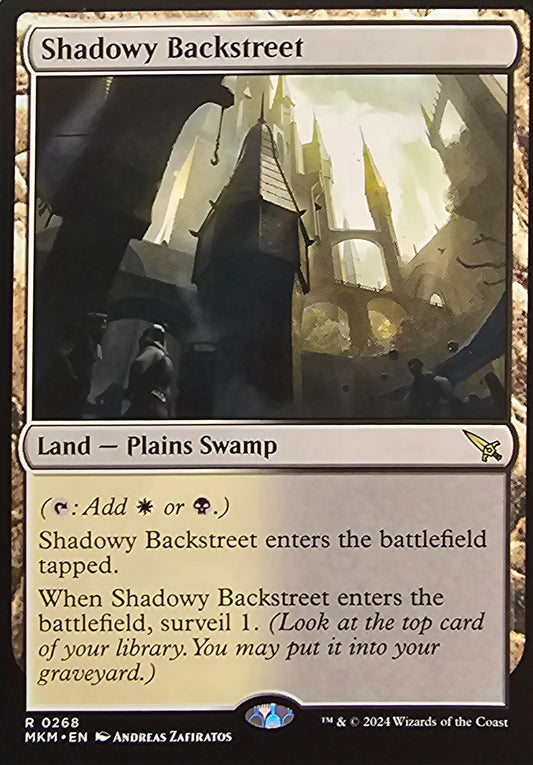 Magic The Gathering Shadowy Backstreet Single Card