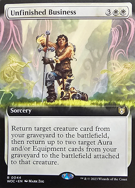 Magic The Gathering Unfinished Business (Extended Art) Single Card