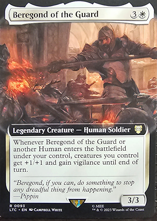 Magic The Gathering Beregond of the Guard (Extended Art) Single Card