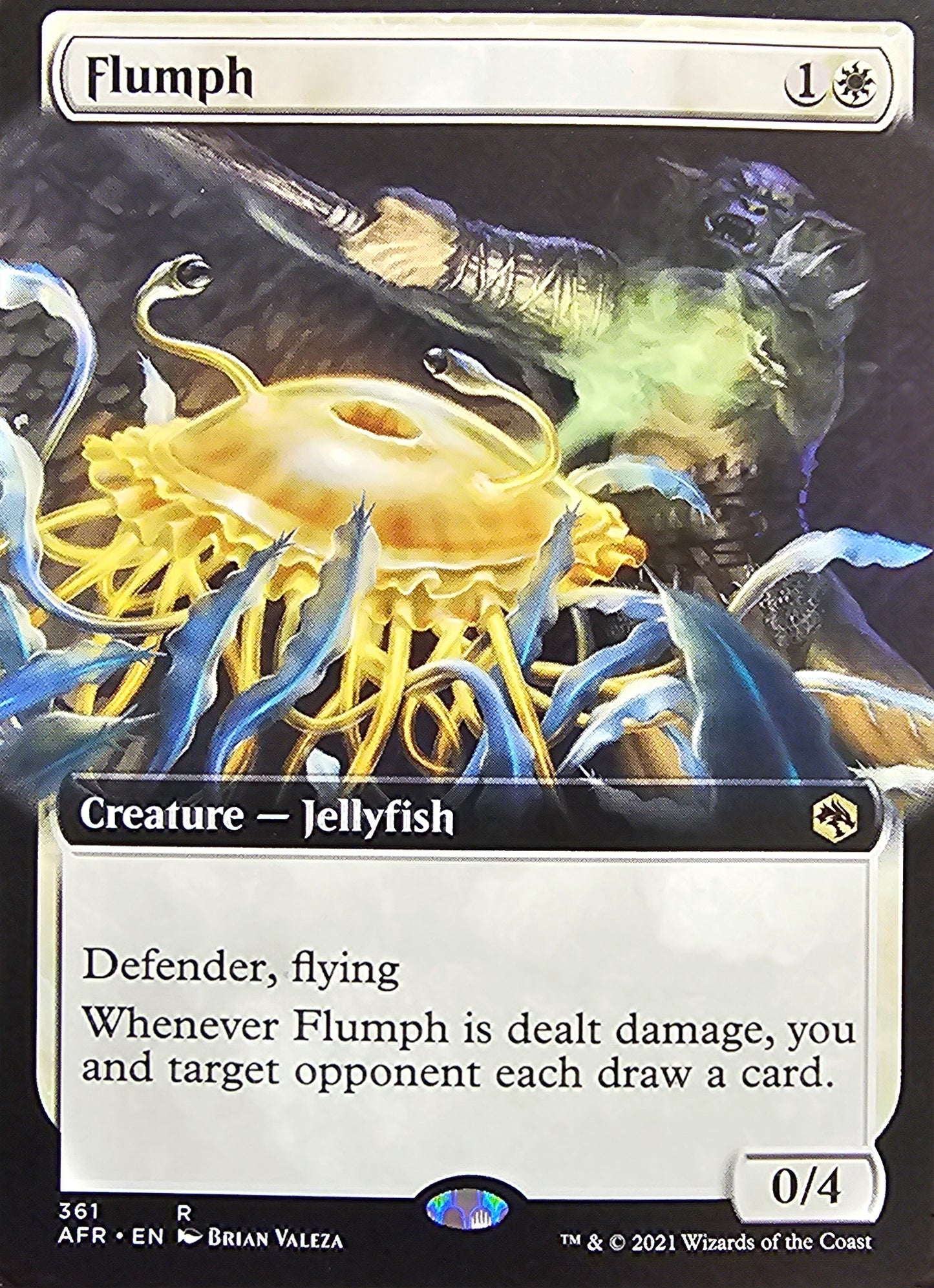 Magic The Gathering Flumph (Extended Art) Single Card