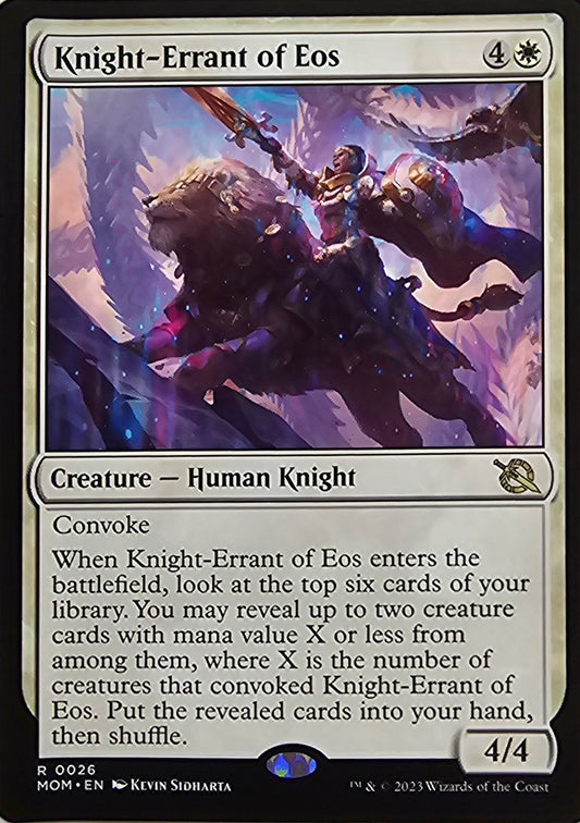 Magic The Gathering Knight-Errant of Eos Single Card