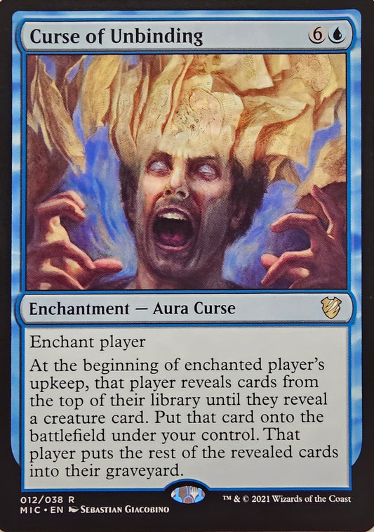 Magic The Gathering Curse of Unbinding Single Card