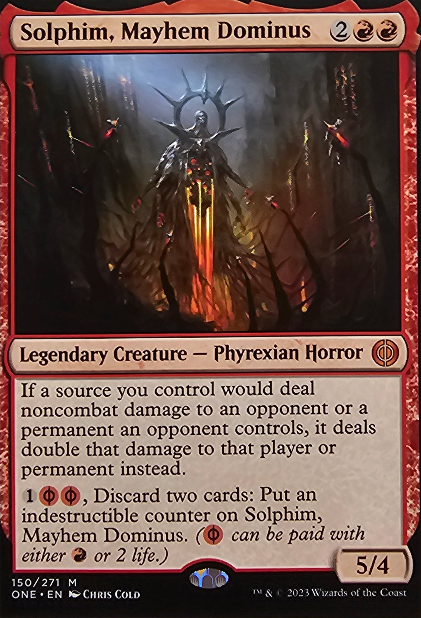 Magic The Gathering Solphim, Mayhem Dominus Single Card