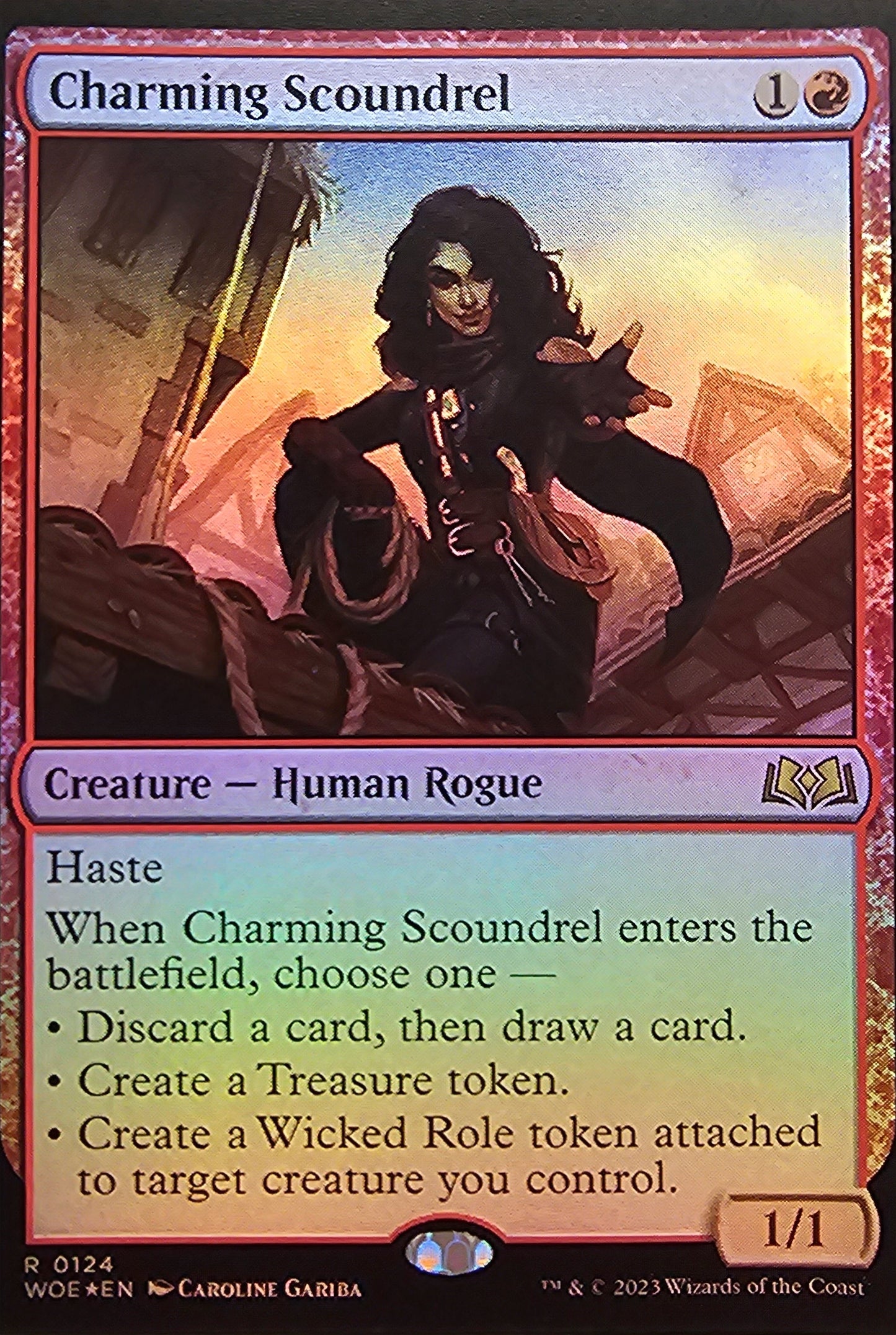 Magic The Gathering Charming Scoundrel (Foil) Single Card