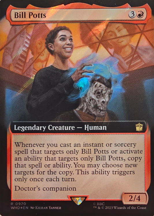 Magic The Gathering Bill Potts (Extended Art) (Surge Foil) Single Card