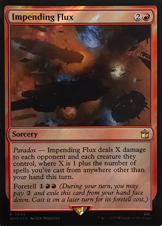 Magic The Gathering Impending Flux (Surge Foil) Single Card