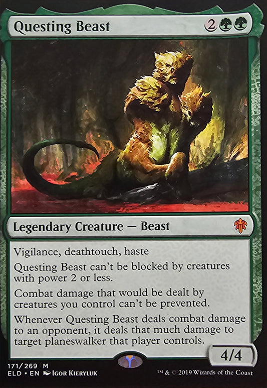 Magic The Gathering Questing Beast Single Card