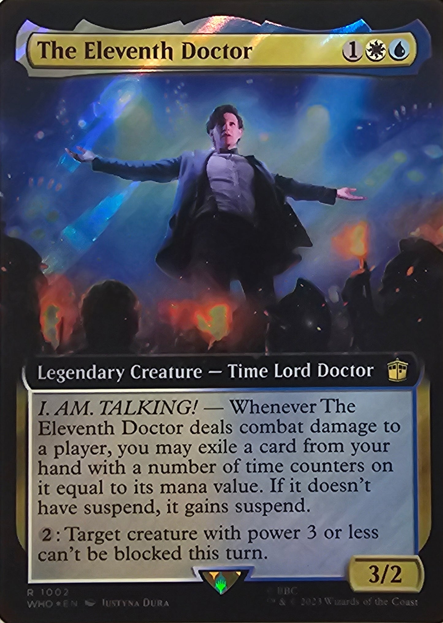 Magic The Gathering The Eleventh Doctor (Extended Art) (Surge Foil) Single Card