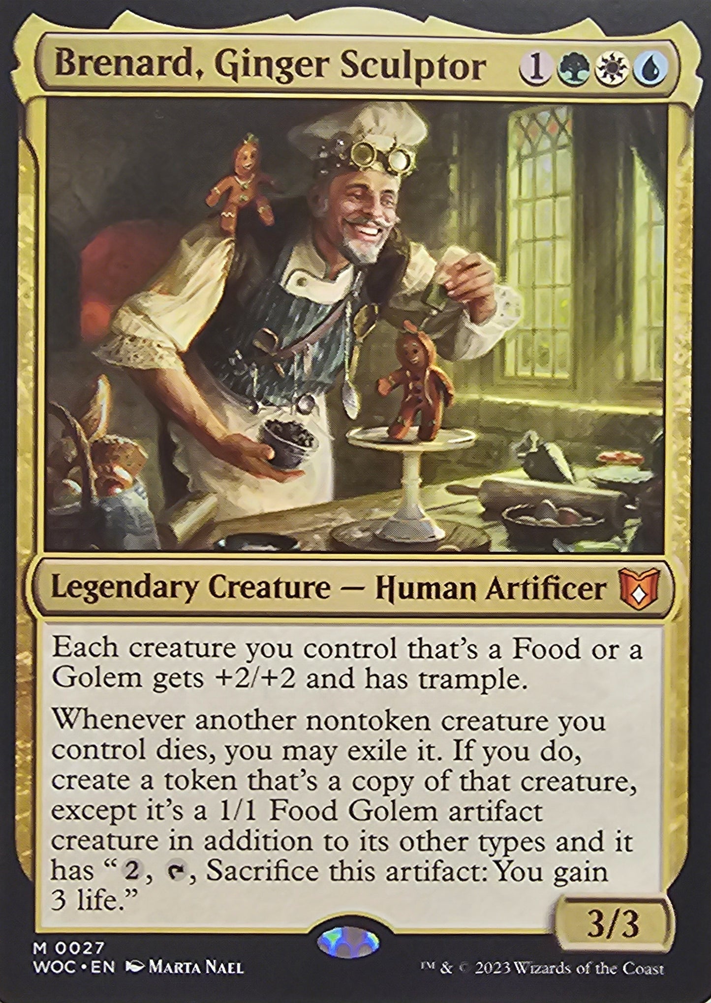 Magic The Gathering Brenard, Ginger Sculptor Single Card