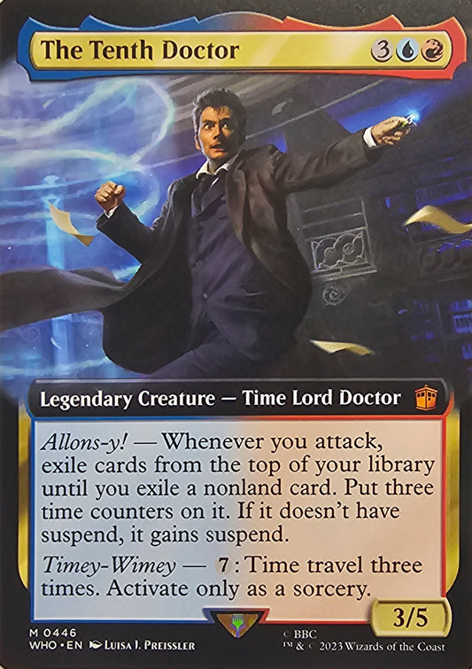 Magic The Gathering The Tenth Doctor (Extended Art) Single Card