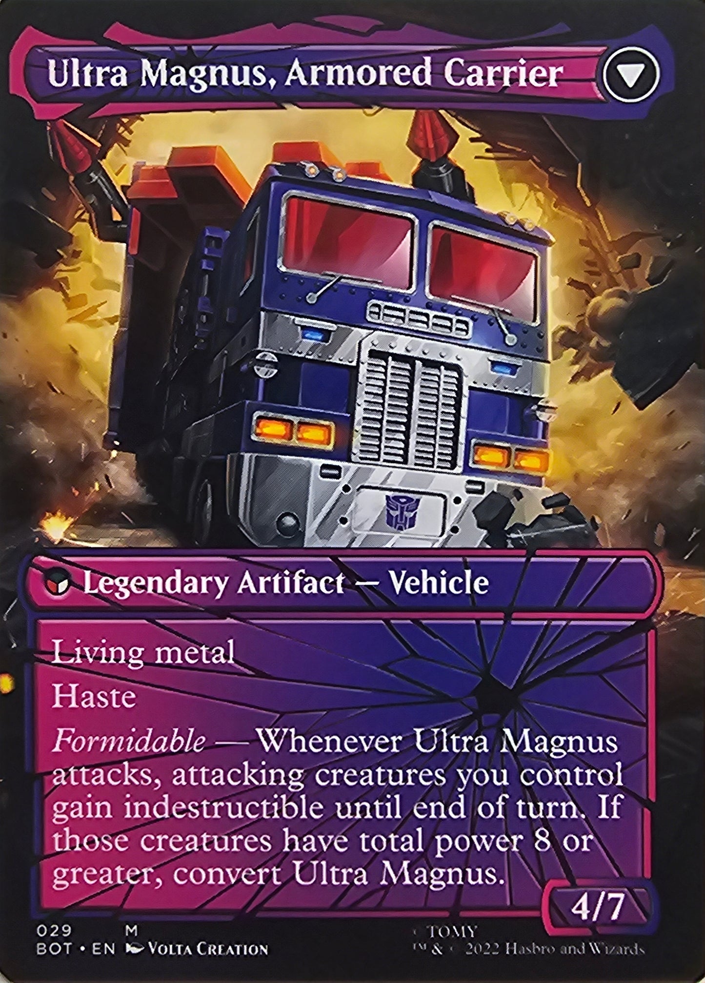 Magic The Gathering Ultra Magnus, Tactician (Shattered Glass) Single Card