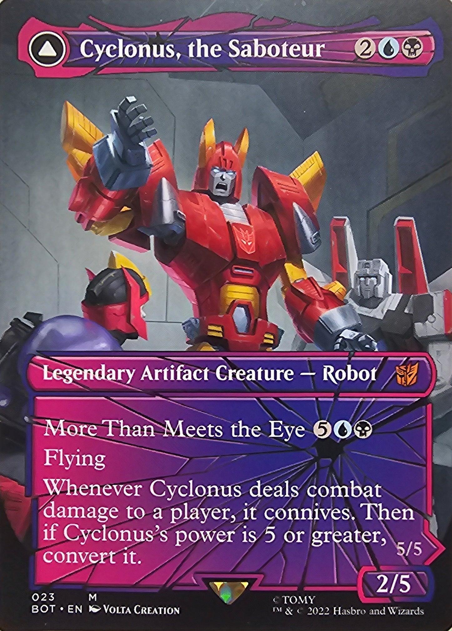 Magic The Gathering Cyclonus, the Saboteur (Shattered Glass) Single Card