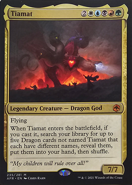 Magic The Gathering Tiamat Single Card