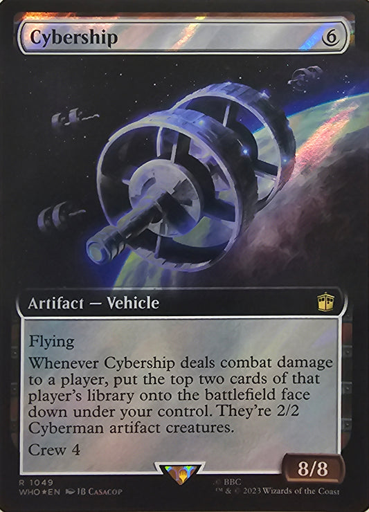 Magic The Gathering Cybership (Extended Art) (Surge Foil) Single Card