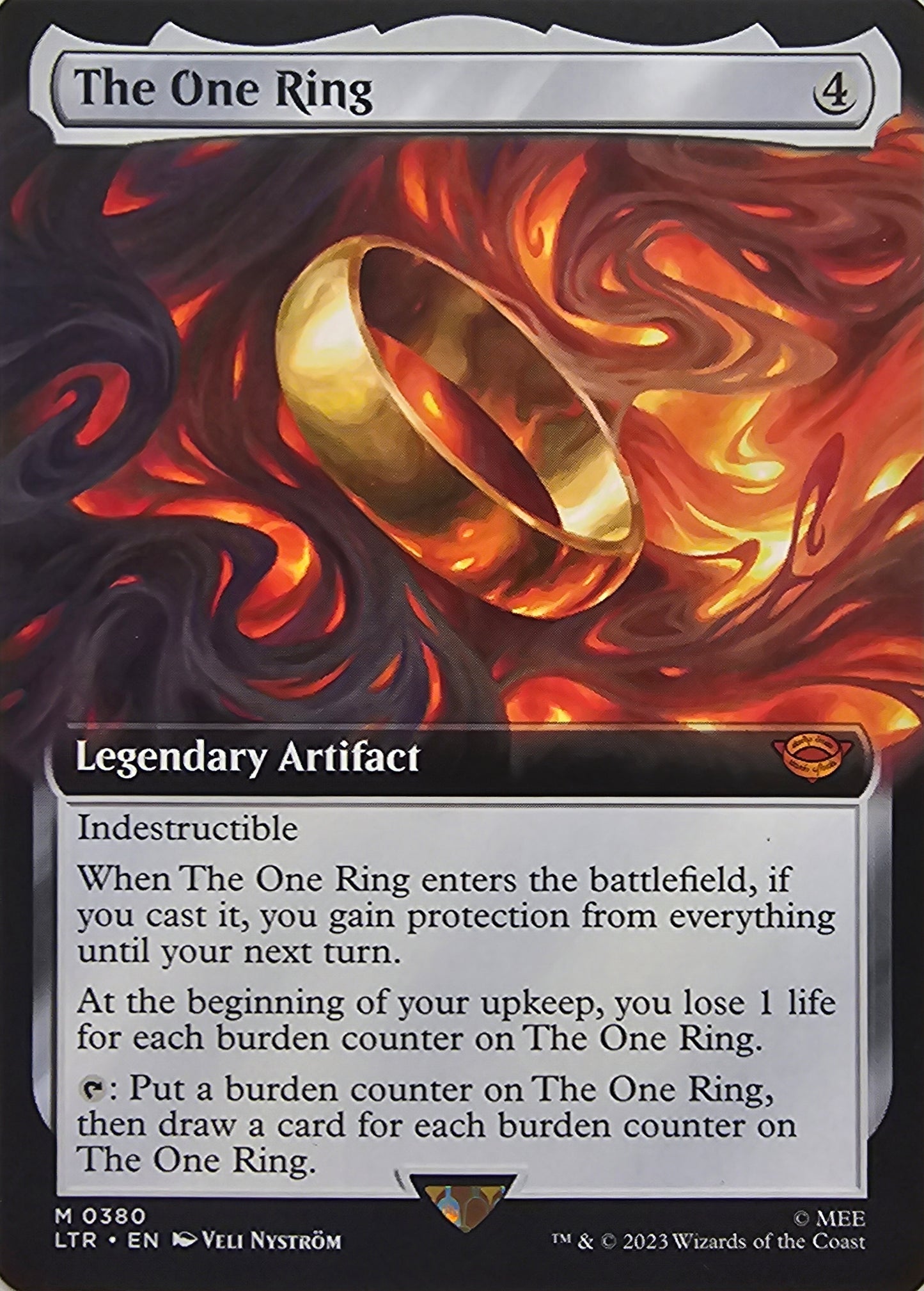 Magic The Gathering The One Ring (Extended Art) Single Card