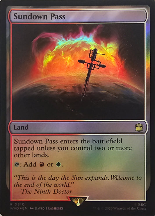 Magic The Gathering Sundown Pass (Foil) Single Card