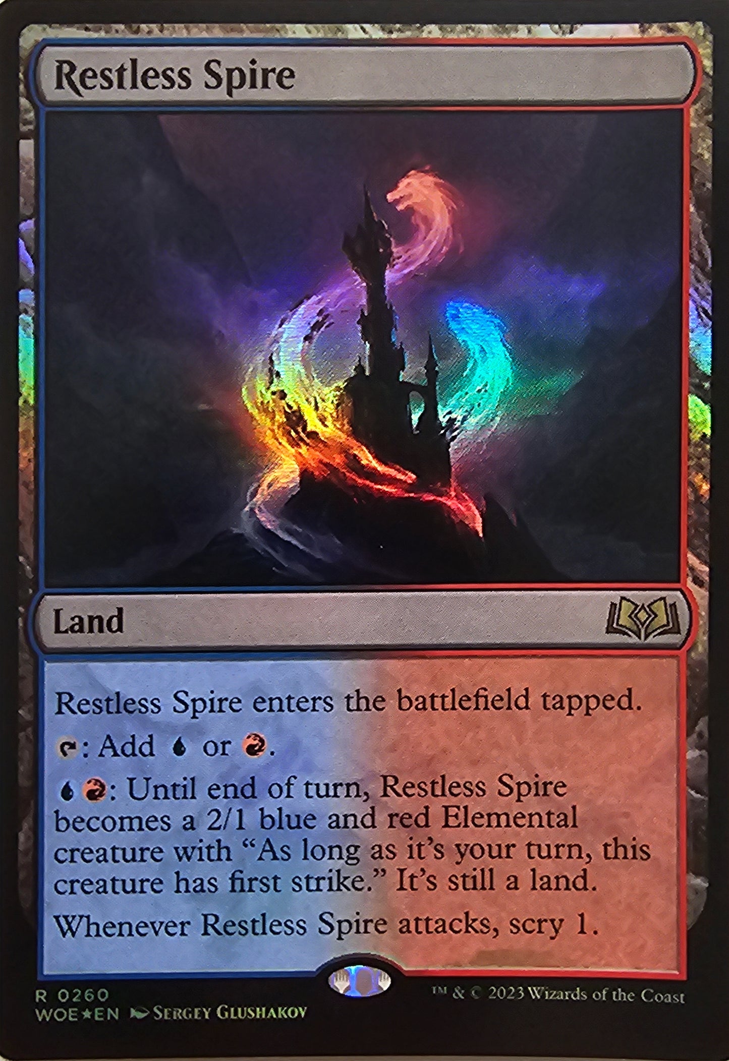 Magic The Gathering Restless Spire (Foil) Single Card