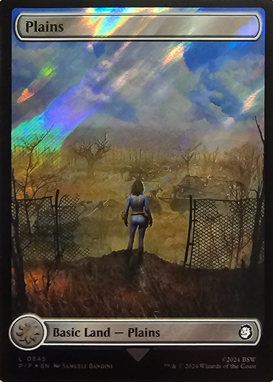 Magic The Gathering Plains (Surge Foil) (845) Single Card