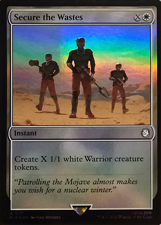 Magic The Gathering Secure the Wastes (Foil) Single Card