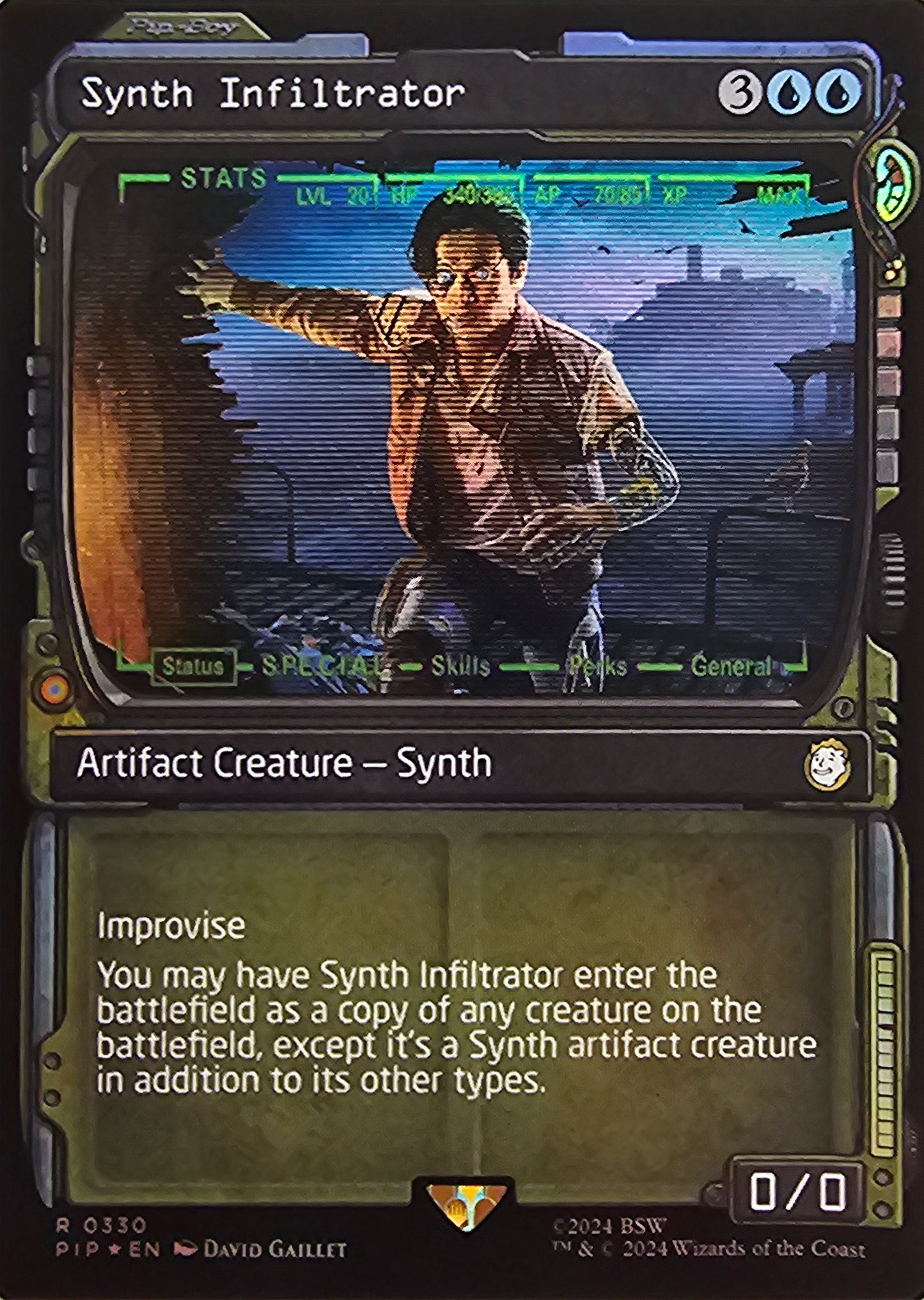 Magic The Gathering Synth Infiltrator (Showacse) (Foil) Single Card