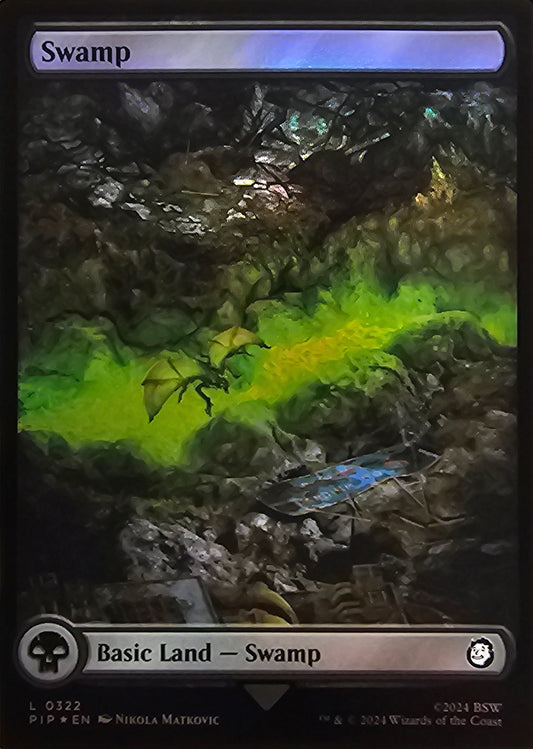 Magic The Gathering Swamp (Foil) (322) Single Card