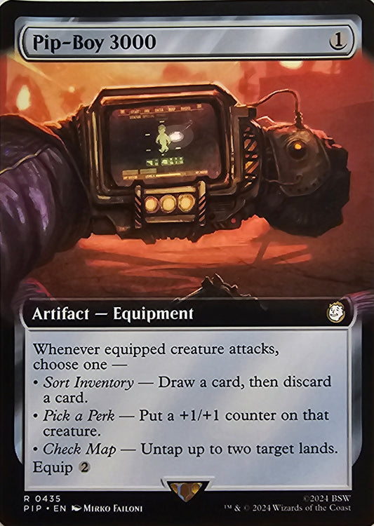 Magic The Gathering Pip-Boy 3000 (Borderless) Single Card