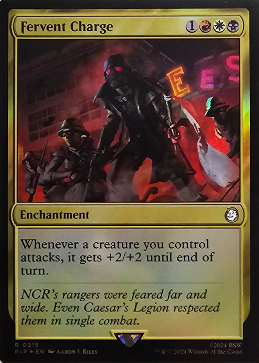 Magic The Gathering Fervent Charge (Foil) Single Card