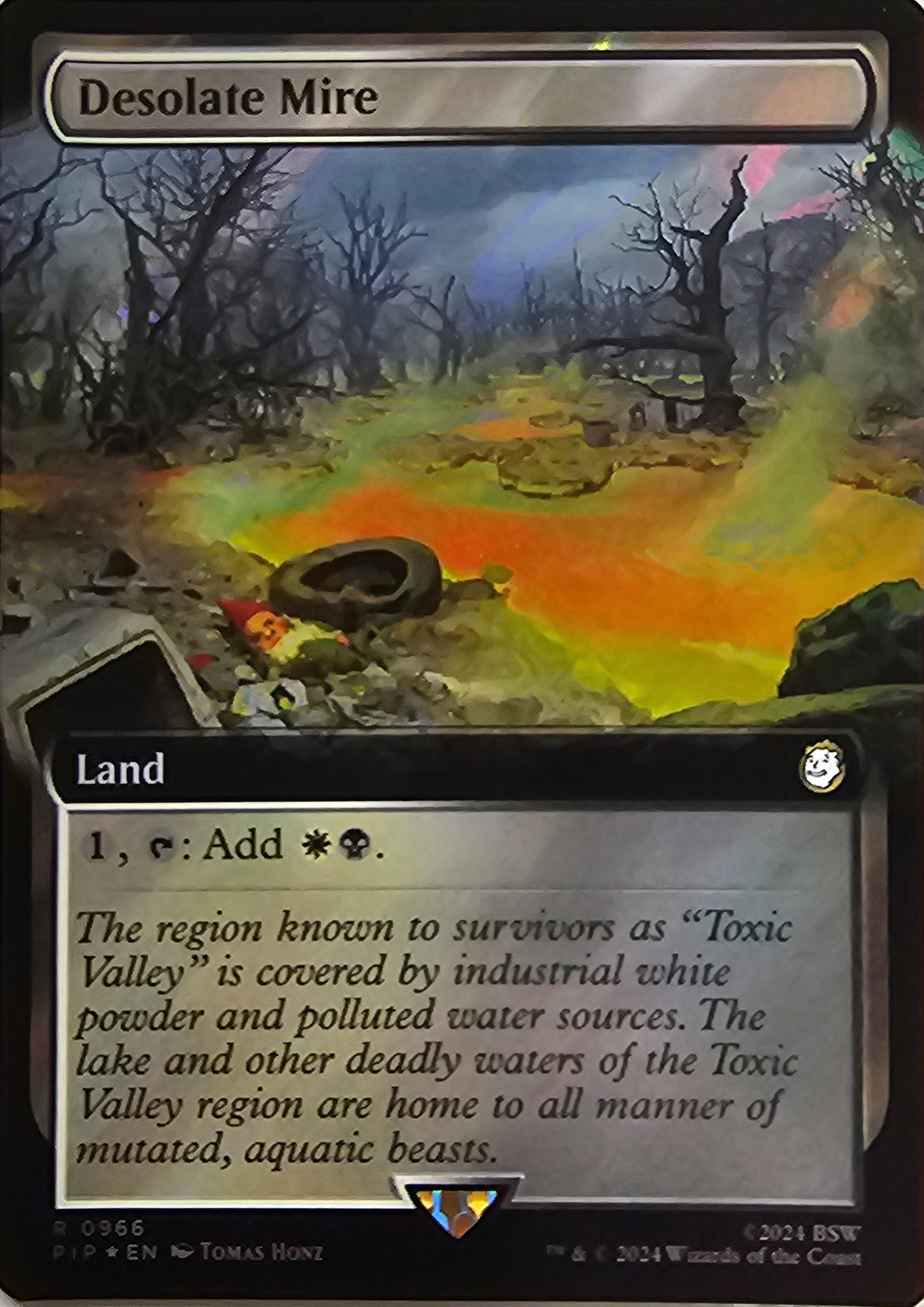 Magic The Gathering Desolate Mire (Borderless) (Surge Foil) Single Card