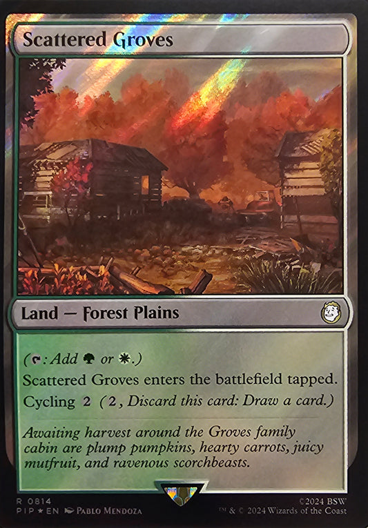 Magic The Gathering Scattered Groves (Surge Foil)