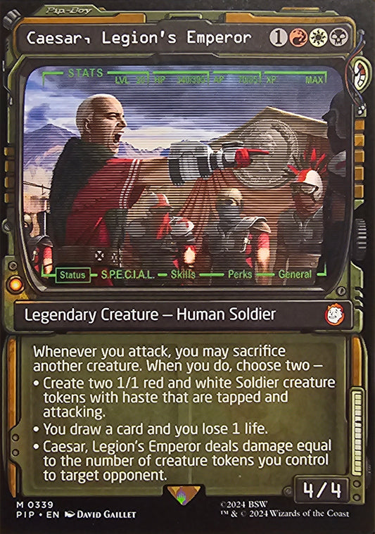 Magic The Gathering Caesar, Legion's Emperor (Showcase) Single Card